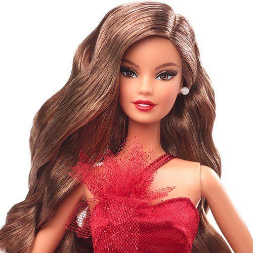 Barbie Holiday Doll 2022 (Dark Brown, Wavy Blonde , Light Brown or Straight Black Hair) - by Mattel | Buy at ToyShnip