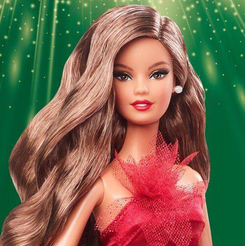 Barbie Holiday Doll 2022 (Dark Brown, Wavy Blonde , Light Brown or Straight Black Hair) - by Mattel | Buy at ToyShnip