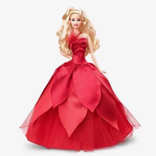 Barbie Holiday Doll 2022 (Dark Brown, Wavy Blonde , Light Brown or Straight Black Hair) - by Mattel | Buy at ToyShnip