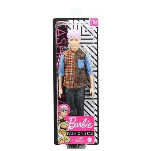 Barbie Ken Fashionistas Doll #154 with Sculpted Purple Hair - by Mattel | Buy at ToyShnip