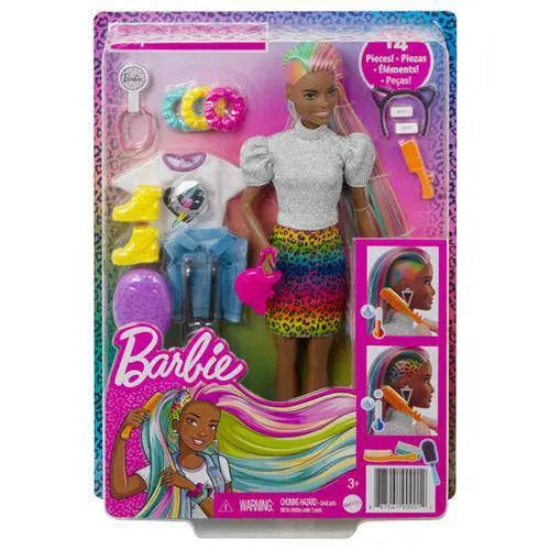 Barbie Leopard Rainbow Hair Doll #2 - by Mattel | Buy at ToyShnip