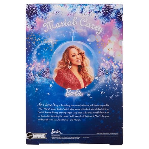 Barbie x Mariah Carey Holiday Celebration Doll - by Mattel