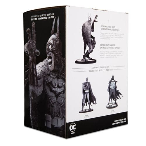 Batman Black and White Batmonster by Greg Capullo Statue - by DC Direct | Buy at ToyShnip