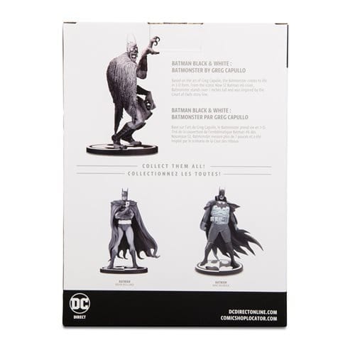 Batman Black and White Batmonster by Greg Capullo Statue - by DC Direct | Buy at ToyShnip