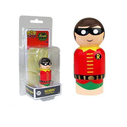 Batman Classic TV Series Robin Pin Mate Wooden Figure - by Bif Bang Pow! | Buy at ToyShnip