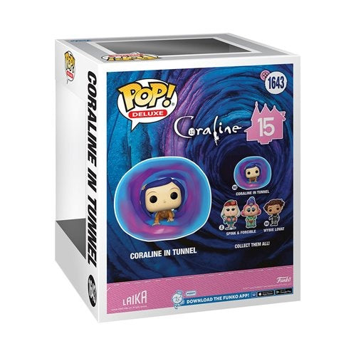 Funko Pop! 1643 Coraline 15th Anniversary Coraline in Tunnel Deluxe Vinyl Figure