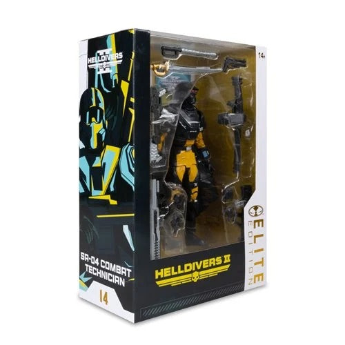 McFarlane Toys Helldivers II SA-04 Combat Technician Elite Edition #14 7-Inch Deluxe Action Figure