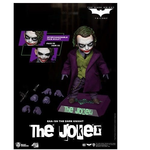 Beast Kingdom DC Batman: The Dark Knight EAA-120 Joker Action Figure - by Beast Kingdom | Buy at ToyShnip