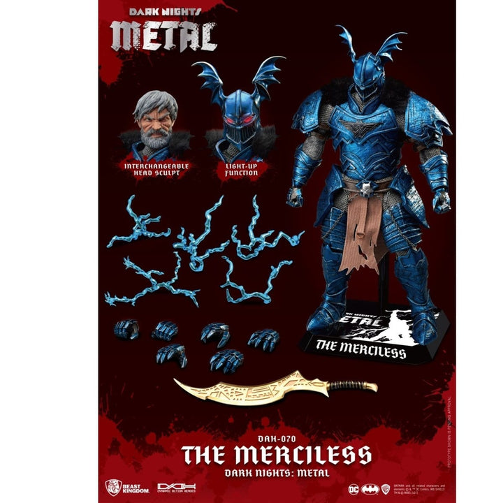 Beast Kingdom DC Dark Knight Death Metal Batman the Merciless DAH-070 Dynamic 8-Ction Figure - by Beast Kingdom | Buy at ToyShnip