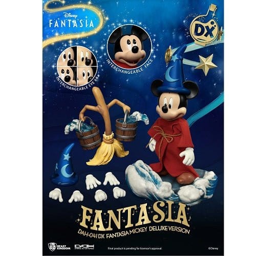 Beast Kingdom Disney Fantasia DAH-041DX Dynamic 8-Ction Mickey Deluxe Version - by Beast Kingdom | Buy at ToyShnip