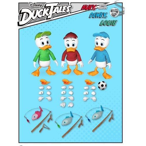Beast Kingdom Ducktales DAH-069 Dynamic 8-Ction Huey Dewey Louie Action Figure Set - by Beast Kingdom | Buy at ToyShnip
