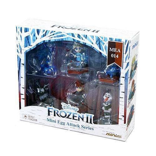 Beast Kingdom Frozen II - Elsa, Anna, Fire Spirit, the Nokk, Oalf - Mini Egg Attack Series MEA-014 6-Piece Figure Set - by Beast Kingdom | Buy at ToyShnip