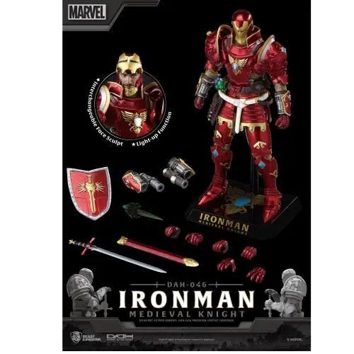 Beast Kingdom Medieval Knight Iron Man DAH-046 Dynamic 8-Ction Action Figure - by Beast Kingdom | Buy at ToyShnip