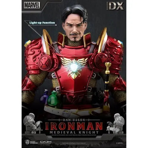 Beast Kingdom Medieval Knight Iron Man DAH-046DX Dynamic 8-Ction Deluxe Version Action Figure - by Beast Kingdom | Buy at ToyShnip