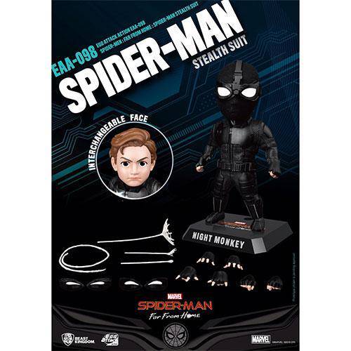 Beast Kingdom Spider-Man: Far From Home - Stealth Suit Spider-Man - EAA-098 - Previews Exclusive - by Beast Kingdom | Buy at ToyShnip