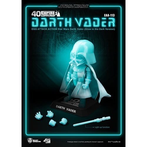 Beast Kingdom Star Wars EAA-113 Darth Vader Glow-in-the-Dark Action Figure - by Beast Kingdom | Buy at ToyShnip