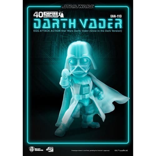 Beast Kingdom Star Wars EAA-113 Darth Vader Glow-in-the-Dark Action Figure - by Beast Kingdom | Buy at ToyShnip