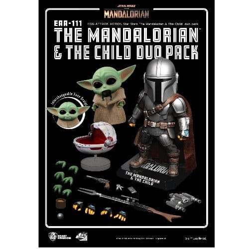Beast Kingdom Star Wars The Mandalorian & Child EAA-111 Action Figure Set - by Beast Kingdom | Buy at ToyShnip