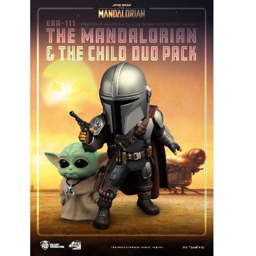 Beast Kingdom Star Wars The Mandalorian & Child EAA-111 Action Figure Set - by Beast Kingdom | Buy at ToyShnip