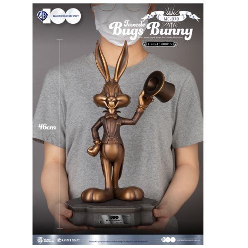 Beast Kingdom Warner Bros. 100Th Anniversary MC-070 Tuxedo Bugs Bunny Master Craft Statue - by Beast Kingdom | Buy at ToyShnip