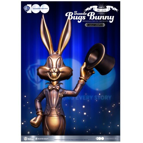 Beast Kingdom Warner Bros. 100Th Anniversary MC-070 Tuxedo Bugs Bunny Master Craft Statue - by Beast Kingdom | Buy at ToyShnip