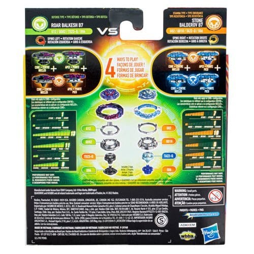 Beyblade Burst Quad Drive Dual Packs - Choose your Beyblade - by Hasbro | Buy at ToyShnip