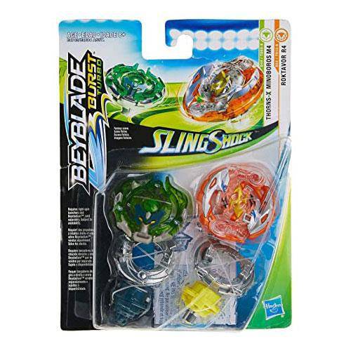 Beyblade Burst Turbo Slingshock Dual Pack - Choose your Beyblade - by Hasbro | Buy at ToyShnip