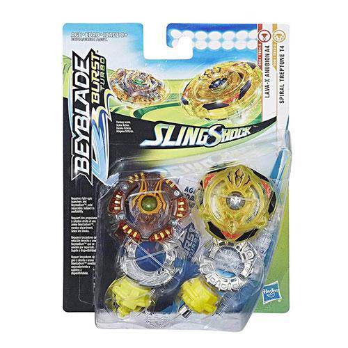 Beyblade Burst Turbo Slingshock Dual Pack - Choose your Beyblade - by Hasbro | Buy at ToyShnip