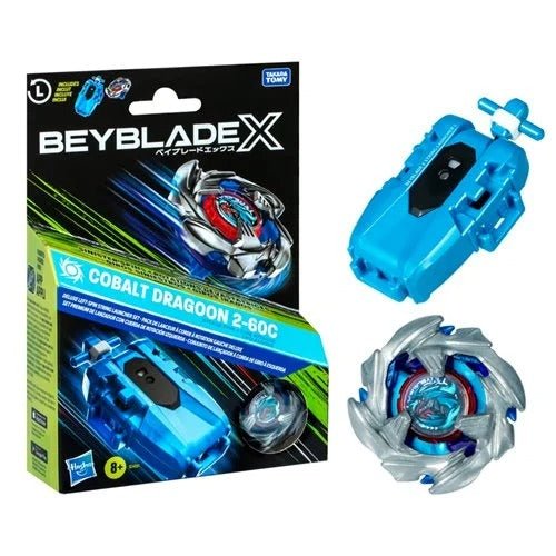Beyblade X Cobalt Dragoon 2-60C Deluxe Launcher - ToyShnip | EN