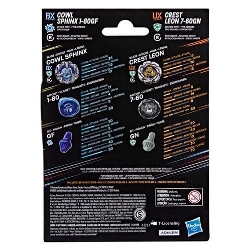 Beyblade X Dual Pack Set - Select Set(s) - by Hasbro