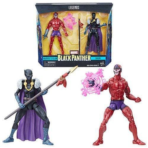 Black Panther Marvel Legends Shuri and Klaw 6-Inch Action Figures - Toys R Us Exclusive - by Hasbro | Buy at ToyShnip