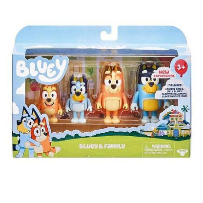 Bluey 4 Pack Figures - by Moose Toys | Buy at ToyShnip