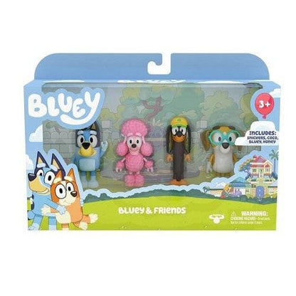 Bluey 4 Pack Figures - by Moose Toys | Buy at ToyShnip