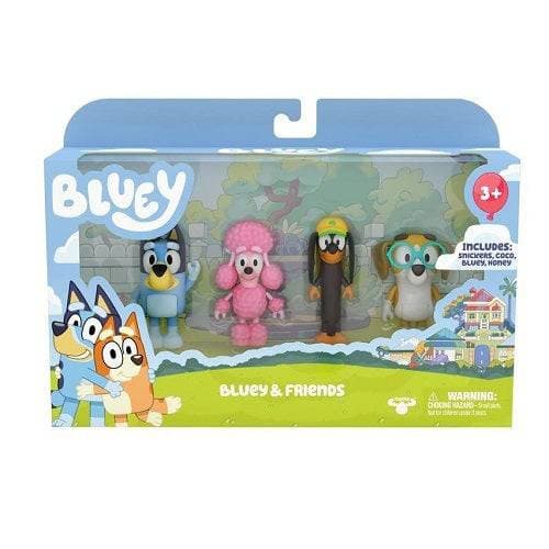 Bluey 4 Pack Figures - by Moose Toys | Buy at ToyShnip