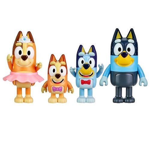 Bluey 4 Pack Figures - by Moose Toys | Buy at ToyShnip