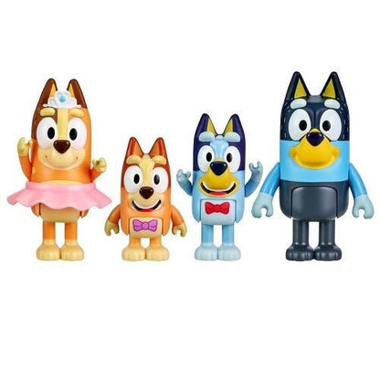 Bluey 4 Pack Figures - by Moose Toys | Buy at ToyShnip