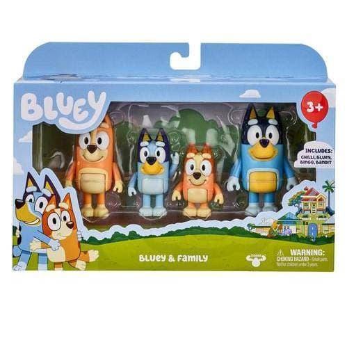 Bluey 4 Pack Figures - by Moose Toys | Buy at ToyShnip
