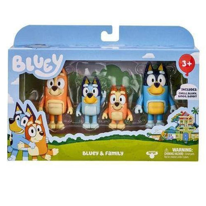 Bluey 4 Pack Figures - by Moose Toys | Buy at ToyShnip