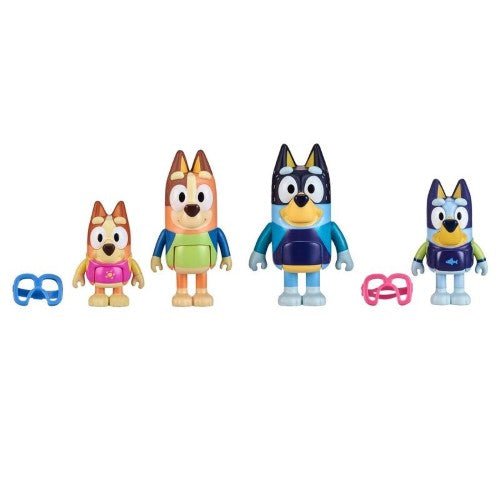 Bluey 4 Pack Figures - by Moose Toys | Buy at ToyShnip