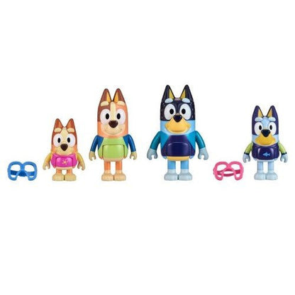 Bluey 4 Pack Figures - by Moose Toys | Buy at ToyShnip