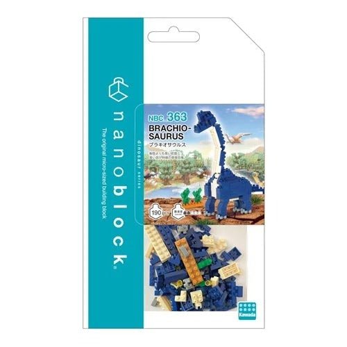 Brachiosaurus Dinosaur Nanoblock Constructible Figure - by Nanoblock | Buy at ToyShnip