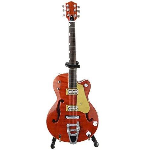 Brian Setzer Nashville Orange Dice Hollow Body Miniature Guitar Replica - by Axe Heaven | Buy at ToyShnip
