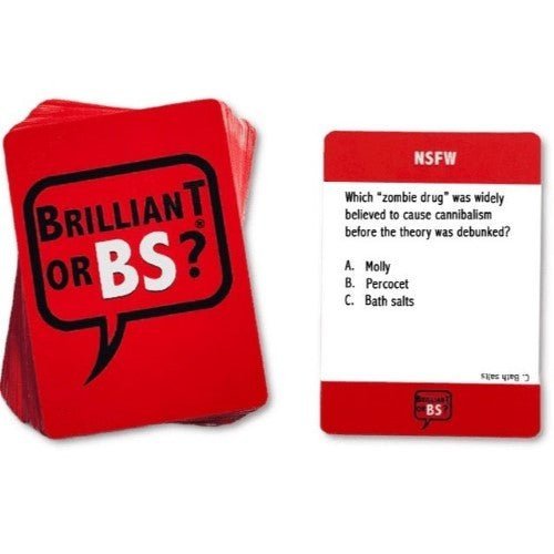 Brilliant or BS? Trivia Party Game - by Brilliant or BS? | Buy at ToyShnip