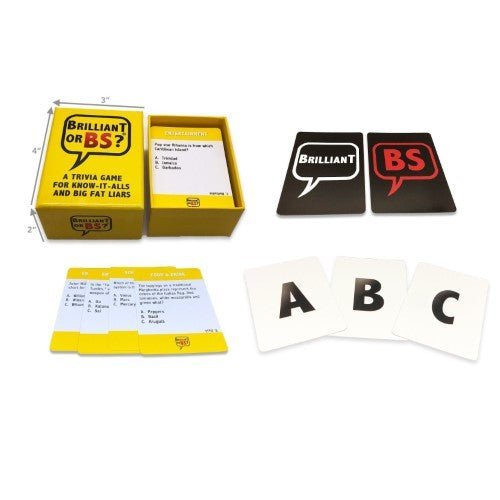 Brilliant or BS? Trivia Party Game - by Brilliant or BS? | Buy at ToyShnip