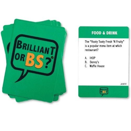 Brilliant or BS? Trivia Party Game - by Brilliant or BS? | Buy at ToyShnip