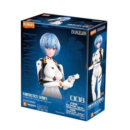 Blokees 73562 Neon Genesis Evangelion Fantastics Series Rei Ayanami Plug Suit Model Kit