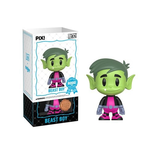 ThrillJoy Pix! Teen Titans Go! Beast Boy Vinyl Figure