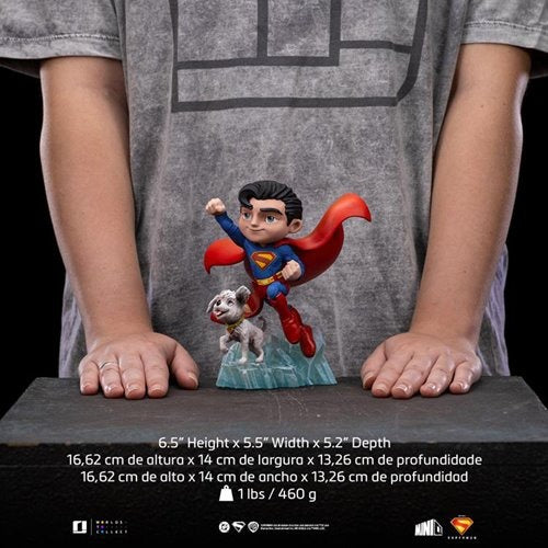 Iron Studios Superman (2025) Superman and Krypto MiniCo Vinyl Figure