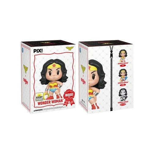 ThrillJoy Pix! Wonder Woman Retro Vinyl Figure - 2026 Convention Exclusive