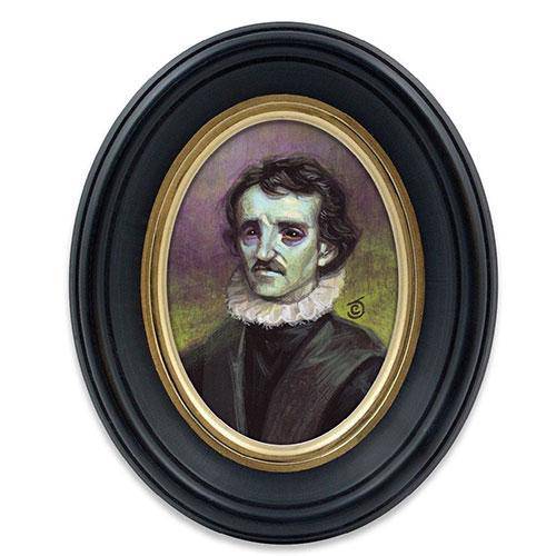 Cameo Creeps Tiny Monster Paintings - Edger Allan Poe - by Chris Seaman Illustration | Buy at ToyShnip